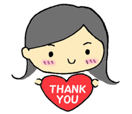 Little Girl's Stickers sticker #1958801