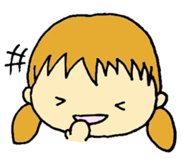 Little Girl's Stickers sticker #1958802