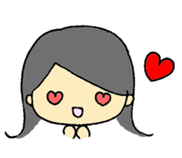 Little Girl's Stickers sticker #1958804