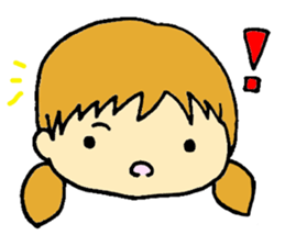 Little Girl's Stickers sticker #1958807