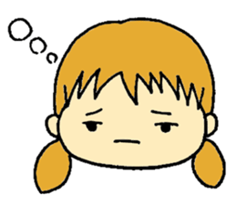 Little Girl's Stickers sticker #1958815