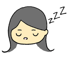 Little Girl's Stickers sticker #1958816