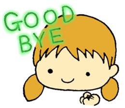 Little Girl's Stickers sticker #1958817