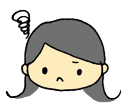 Little Girl's Stickers sticker #1958819