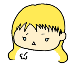 Little Girl's Stickers sticker #1958820