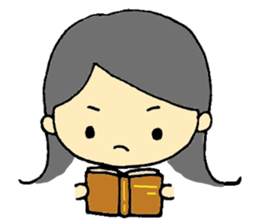 Little Girl's Stickers sticker #1958826