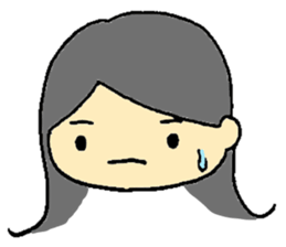 Little Girl's Stickers sticker #1958833