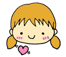 Little Girl's Stickers sticker #1958834