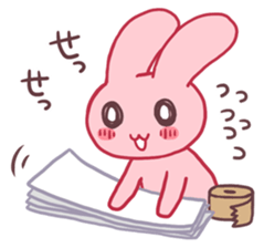 A pretty rabbit 3 sticker #1958839