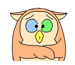 HoHoHo Owl sticker #1960280