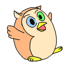 HoHoHo Owl sticker #1960281