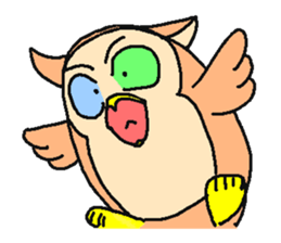 HoHoHo Owl sticker #1960286
