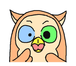 HoHoHo Owl sticker #1960303