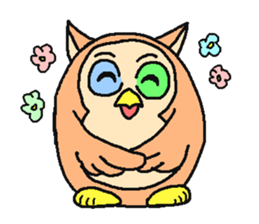 HoHoHo Owl sticker #1960307