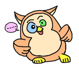HoHoHo Owl sticker #1960309