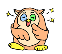 HoHoHo Owl sticker #1960311