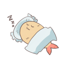 Fried prawns sticker #1961662