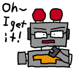 T-TYPE ROBOT sticker #1962465
