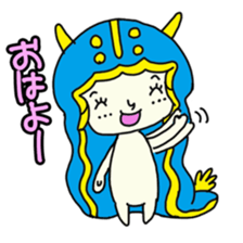 Happy sea slug-chan sticker #1962717
