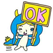 Happy sea slug-chan sticker #1962723