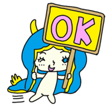 Happy sea slug-chan sticker #1962723