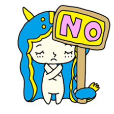 Happy sea slug-chan sticker #1962724