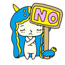 Happy sea slug-chan sticker #1962724