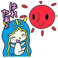 Happy sea slug-chan sticker #1962725