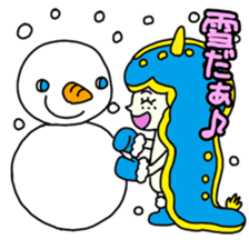 Happy sea slug-chan sticker #1962728