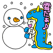 Happy sea slug-chan sticker #1962728