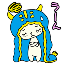 Happy sea slug-chan sticker #1962735