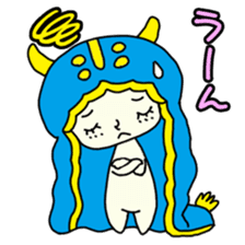 Happy sea slug-chan sticker #1962735