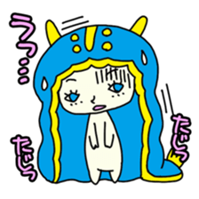 Happy sea slug-chan sticker #1962742