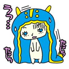 Happy sea slug-chan sticker #1962742