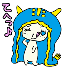 Happy sea slug-chan sticker #1962749
