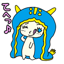 Happy sea slug-chan sticker #1962749