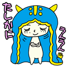 Happy sea slug-chan sticker #1962754