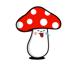 the mushroom power sticker #1962973