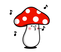 the mushroom power sticker #1962974