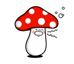 the mushroom power sticker #1962975