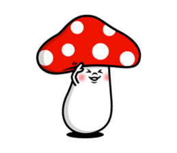 the mushroom power sticker #1962978