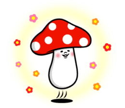 the mushroom power sticker #1962983