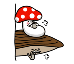 the mushroom power sticker #1962984