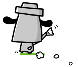 GLOOMY DOG sticker #1963090