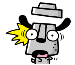 GLOOMY DOG sticker #1963094