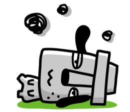 GLOOMY DOG sticker #1963095