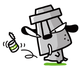 GLOOMY DOG sticker #1963096