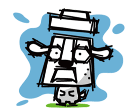 GLOOMY DOG sticker #1963099