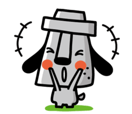 GLOOMY DOG sticker #1963103