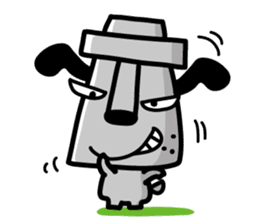 GLOOMY DOG sticker #1963115